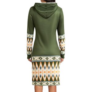 Robe à capuche pour femme FOXA, manches longues, légère, avec poches, sweat-shirt d'automne, tricoté en polyester, respirant - Product Image 4