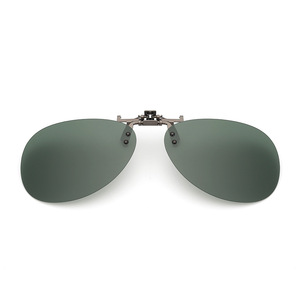 Custom Clip-On Sunglasses TAC Lens UV380 Polarized For Driving Fishing Cycling Women <b>Grey</b> <b>Frame</b> - Product Image 3