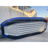 Bateau pneumatique pliable stable de grande taille de 500 cm, personnalisable, pour la dérive fluviale, le rafting en eaux vives, en PVC de 1,2 mm, pour 8 à 10 personnes