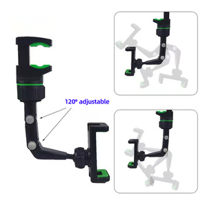 Support de téléphone de voiture rotatif à 360 degrés de troisième génération, universel, multifonctionnel, flexible, pour rétroviseur, best-seller - Product Image 6