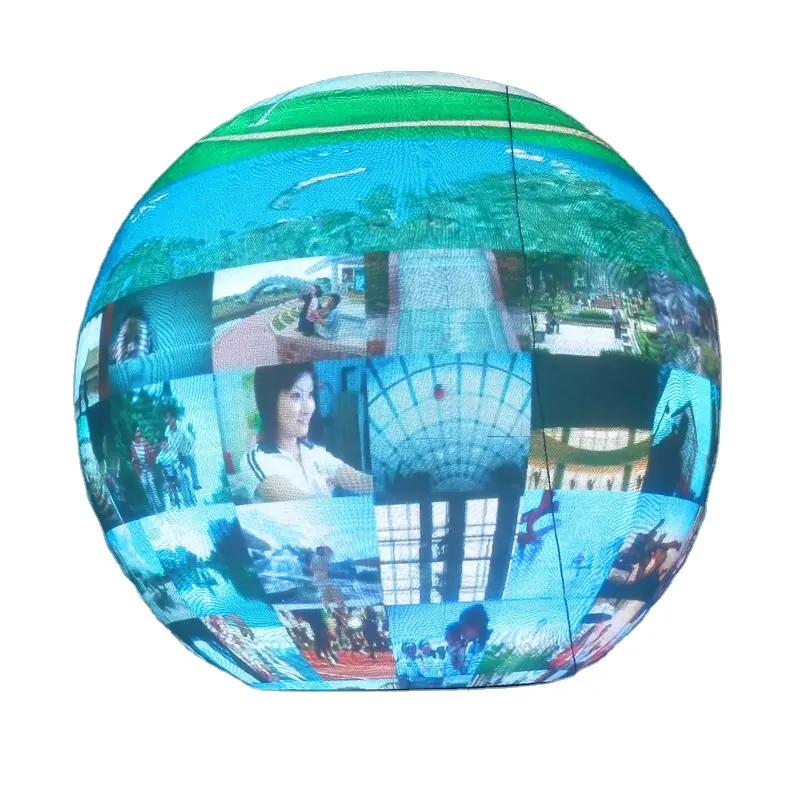 P4 Trong Nhà LED Video Sphere 1 M Đường Kính Quảng Cáo Bóng Màn Hình
