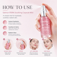 Sérum Visage Anti-Âge Raffermissant à l'Acide Hyaluronique et aux Peptides PDRN en Microcapsules, Soin de la Peau PDRN, Marque Privée