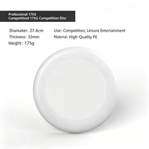 Disque volant en fibre de carbone brute T700 approuvé par l'USAPA, prix d'usine, jouet sportif pour enfants de 8 à 13 ans, unisexe, matériau PP, design rond blanc - Product Image 3