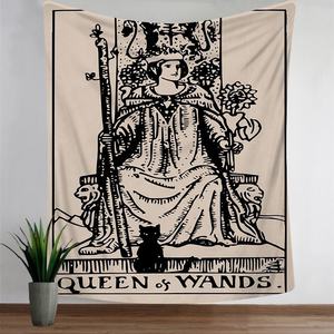 خط الرسم سلسلة التارو الجدار خلفية معلقة قماش بطاقة قصيرة أفخم عالية الجودة مستطيلة نسيج - Product Image 6