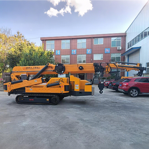 Yeni Tasarım 5 Bölümlü Vinç Kolu Paletli Örümcek Vinç Dar Alan Hidrolik Dizel 19m Kaldırma Yüksek Verimli - Product Image 6