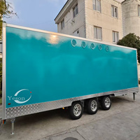 Camion de crème glacée au café, camion de restauration rapide, poulet rôti, pizza, remorque de traiteur entièrement équipée, remorque de bar mobile, restaurant