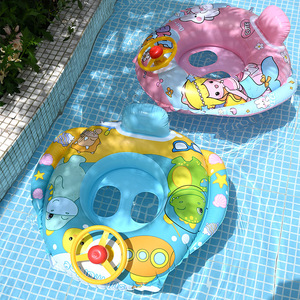 Anillo de natación inflable para bebé Tanyozhe, diseño de dibujos animados de 60x45cm para niños, juego en piscina - Product Image 1