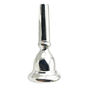 Bocchino euphonium in ottone placcato argento di buona qualità accessori per strumenti a fiato all'ingrosso - Product Image 2