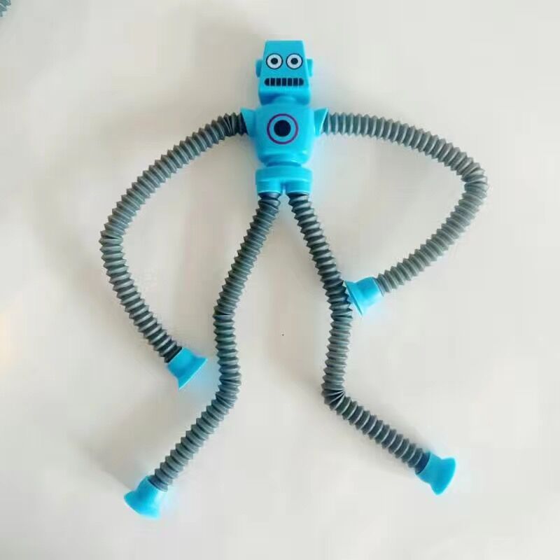 robot bleu