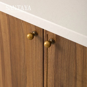 Santaya アンティーク真鍮ハンドル 取手 キッチンキャビネット 引き出し 戸棚用 ブロンズ色 - Product Image 6