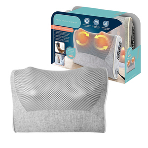 Cojín de Masaje Portátil Tejido con Calor para Cuello, Espalda y Cervicales, Ideal para Viajes en Avión, Dormir, Acampar, Cuidado Postparto y Uso en Hoteles - Product Image 4