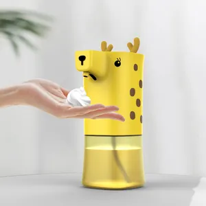 Mini hayvan sabunluk 350ml otomatik otomatik köpük sensörü el sıvı sabunluk