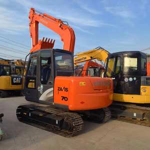 Excavatrice d'occasion de HITACHI ZX 70 ZX65 de bel état de fonctionnement mini excavatrice d'occasion de Hitachi ZX70 en vente - Product Image 2