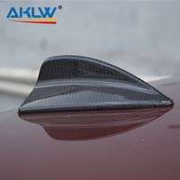 Pour BMW Séries 3 E90 E92 E46 M3, Accessoires Extérieurs en Fibre de Carbone Sèche, Cache Décoratif de Panneau d'Antenne Aileron de Requin de Toit