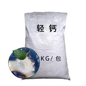 Polvo blanco CAS 471 de CaCO3 de carbonato de calcio de grado alimenticio denso/ligero con aditivo alimenticio de bajo precio