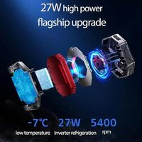Nubia RedMagic VC Liquid Phone Cooler 6 Radiator 30W Cooler Ice FunCooler LED Semiconductor Heat Dissipation Cooling