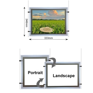กล่องไฟโฆษณาบางเฉียบคุณภาพสูงแบบคริสตัล LED พร้อมไฟส่องสว่าง ODM OEM - Product Image 1