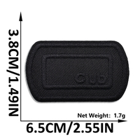 Patch de réparation auto-adhésif noir pour doudoune, kit de réparation de tissu sans couture pour manteau matelassé