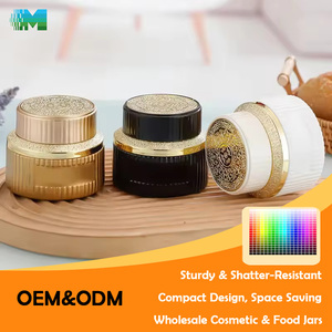 Tarro de Crema Cosmética Personalizado de Lujo y Alta Calidad, Pote de Vidrio Vacío, Tarro de Vidrio Reutilizable a Prueba de Roturas con Tapa - Product Image 1