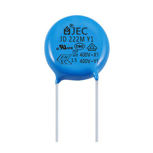 مكثف سيراميك عالي الجودة Y1 للسلامة 152M 400V لتصفية وقمع التداخل الكهرومغناطيسي JEC Y5V-Y1-<span class=keywords><strong>M</strong></span>/V - Product Image 3