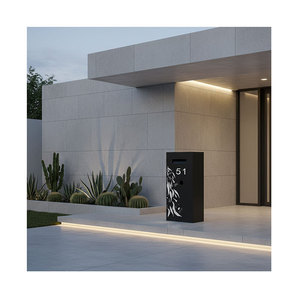 Boîte aux lettres décorative d'extérieur avec LED - Parfaite pour l'allée et l'attrait du trottoir - Product Image 4