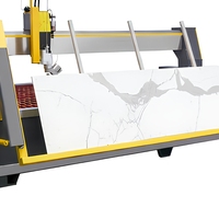 Machine de découpe à jet d'eau 5 axes SawJet Bridge, découpeuse hybride pour dalles de pierre, marbre, granit, quartz, céramique