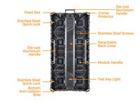Écran LED extérieur étanche Eagar, P1.56/P1.95/P2.6/P2.97/P3.91, écran LED de location pour la publicité sur scène