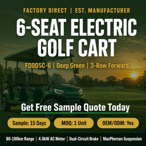 <span class=keywords><strong>Voiture</strong></span> de golf électrique 60V pour 6 passagers, frein hydraulique double <span class=keywords><strong>circuit</strong></span>, suspension MacPherson, sécurité anti-coup de manivelle brevetée, vente en gros - Product Image 6