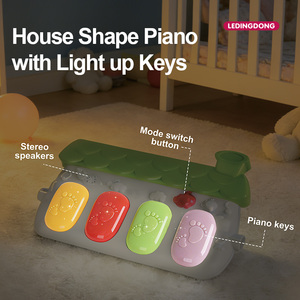 Tappetino da Gioco per Neonati Personalizzato con Pianoforte Musicale in Plastica, <span class=keywords><strong>Palestrina</strong></span> Morbida per Bambini in Confezione Colorata - Product Image 2