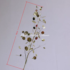 Ideas Branch Plastic Background Champagne Gold Sequined Tree Branch for Valentines Home Decor Wedding Event Decoration - Product Image 2