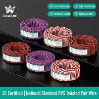 Cable RVS de Cobre Libre de Oxígeno, Aislado con PVC, 2 Núcleos, Resistente a Altas Temperaturas, 300V, para Alarma contra Incendios