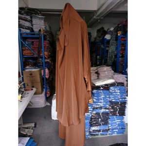 Robe de prière pour femmes Brion, vêtement musulman du Ramadan, Abaya Dubaï, Islam, Jilbeb, ensemble 2 pièces, robe longue - Product Image 6