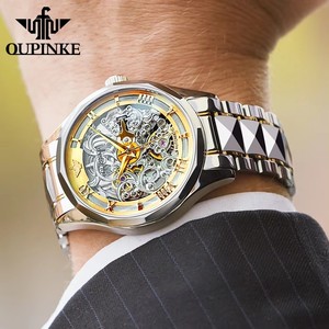 Reloj de Pulsera OUPINKE 3168 para Hombre, Mecánico, de Lujo, Automático, con Cristal de Zafiro, Resistente al Agua, con Correa de Acero de Tungsteno - Product Image 5