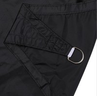Auvent de jardin extérieur imperméable de 16,5 pieds, voile d'ombrage bloquant 98% des UV