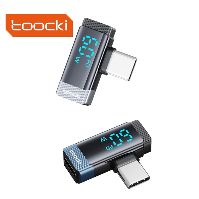 Toocki High-Efficiency OTG Adapter PD 100W Power 480Mbps Sync Charge & Data Simultaneously for High-Power Devices