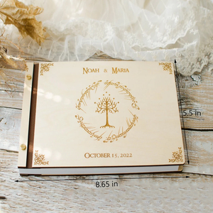 Cadeau d'album <span class=keywords><strong>de</strong></span> mariage en bois naturel pour couple <span class=keywords><strong>livre</strong></span> photo <span class=keywords><strong>de</strong></span> 30pages à <span class=keywords><strong>livre</strong></span> d'or <span class=keywords><strong>de</strong></span> mariage d'anniversaire - Product Image 6