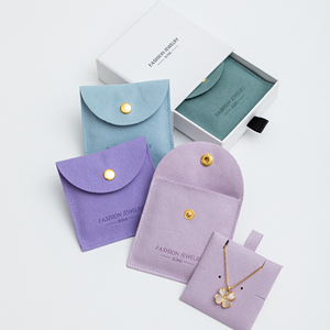 Custom Printed Microfiber <b>Gift</b> Necklace Jewelry Package Set for Jewelry Package Box and Pouch - Product Image 5