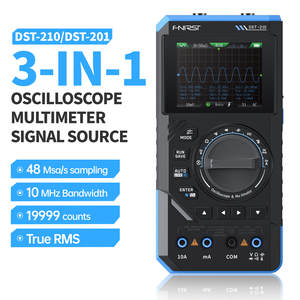 FNIRSI DST-201 Multimètre numérique <span class=keywords><strong>3</strong></span>-en-1, Oscilloscope, Générateur de signaux, 19999 comptes, 10 MHz/1 MHz, Outil portable pour électricien - Product Image 2