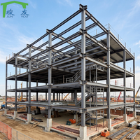Bâtiment en acier haute résistance avec structure en acier durable et panneaux sandwich pour la construction industrielle et commerciale