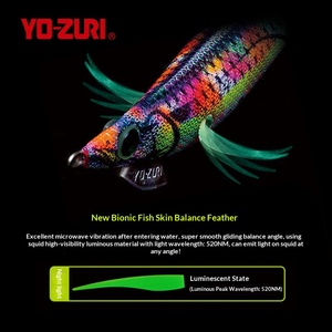 Señuelo Artificial <span class=keywords><strong>YO</strong></span>-<span class=keywords><strong>ZURI</strong></span> Japanese Friends Zhu Mu Shrimp, Piel de Pescado Biónica, Luminoso, con Sonido UV, Anzuelo de <span class=keywords><strong>Calamar</strong></span>, Luya Impreso - Product Image 2