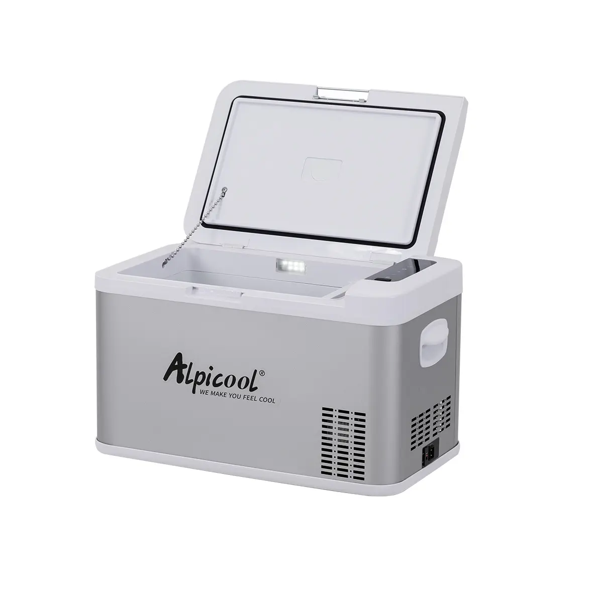 Alpicool MK25 Camping Car Freezer AC DC 12V Fridge APP Control Cooler Box Portable Outdoor Mini Refrigerator with USB Port