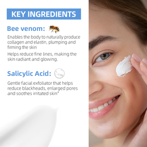 Bee Venom Best Quick Effective Hidratante Psoriasis Cream Herbal Eczema Cream Ungüento Anti-picazón Yeso para problemas de la piel Oem - Product Image 4