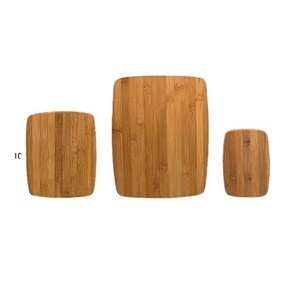 Solid Wood <b>Square</b> Cutting Board <b>Set</b> 3-Piece Bamboo Kitchen Chopping Block Multi Functional Household Use - Product Image 5
