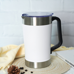 64oz Nouveau Design Double Paroi En Acier Inoxydable Isolé Sous Vide Tasse À Café Gobelet Pichet À Bière Avec Couvercle Filtre - Product Image 5