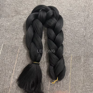 Estensioni per Capelli Sintetiche Intrecciate Texture Yaki 165g all'Ingrosso, Capelli Crochet Naturali per Donne di Colore - Product Image 4