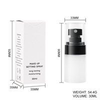 Spray Fixateur de Maquillage Brume Mat Longue Tenue SPF Anti-Transfert Effet Rosé Vente en Gros