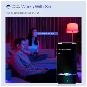 Tuya หลอดไฟแอลอีดีอัจฉริยะ Wi-Fi โคมไฟ RGB LED E14ทำงานร่วมกับ alexa/<span class=keywords><strong>google</strong></span> home/<span class=keywords><strong>siri</strong></span>/ ชีวิตอัจฉริยะ85-265V RGB + หลอดไฟวิเศษหรี่แสงได้สีขาว - Product Image 5