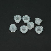 Bouchon en plastique transparent de haute qualité avec bouchon de bouteille de 18mm à trou rond et bouchon de disque de 28mm pour embouts en PE