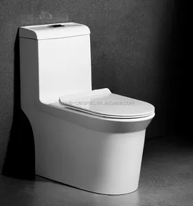 批发卫生洁具浴室一体式抽水马桶强力冲水陶瓷马桶
