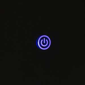 Miroir rond double avec bord noir et rétroéclairage LED - Product Image 6